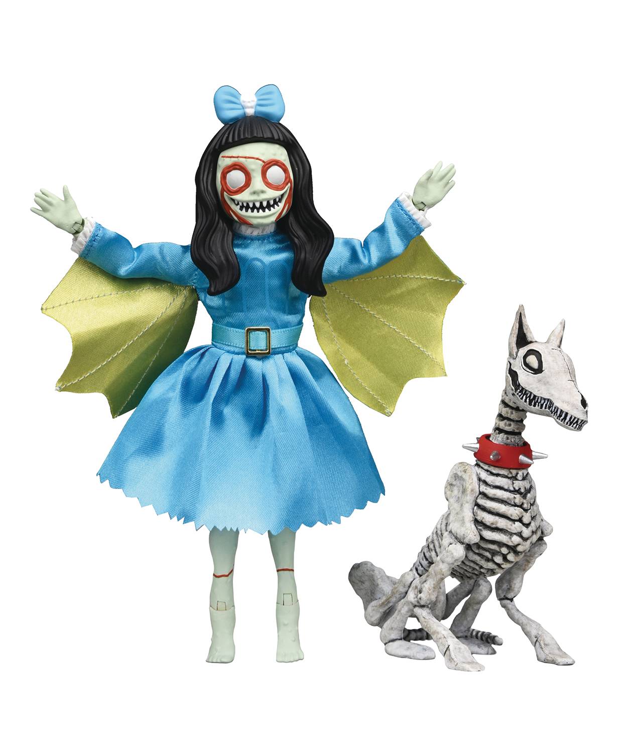 The Beauty of Horror: Ghouliana and Poppet, Her Undead Dog (Glow in the Dark)