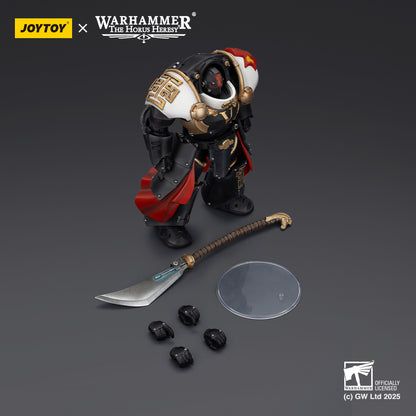 (Pre-Order) Warhammer 40K: Horus Heresy - White Scars Ebon Keshig Terminator 1 with Power Glaive - 1/18 Scale Action Figure