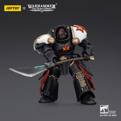(Pre-Order) Warhammer 40K: Horus Heresy - White Scars Ebon Keshig Terminator 2 with Power Glaive - 1/18 Scale Action Figure