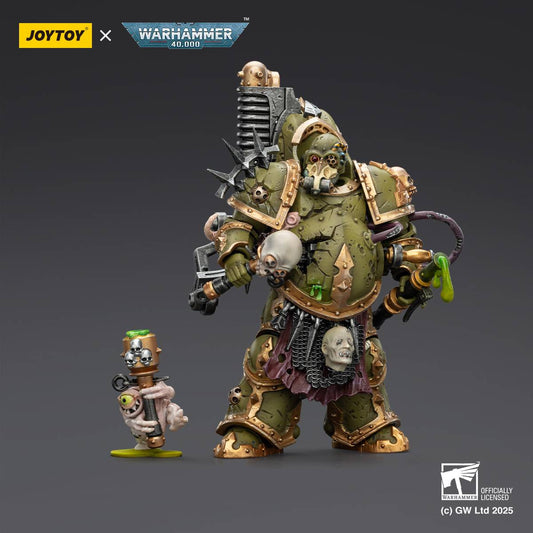 (Pre-Order) Warhammer 40K: Death Guard Foul Blightspawn with Plague Sprayer - 1/18 Scale Action Figure