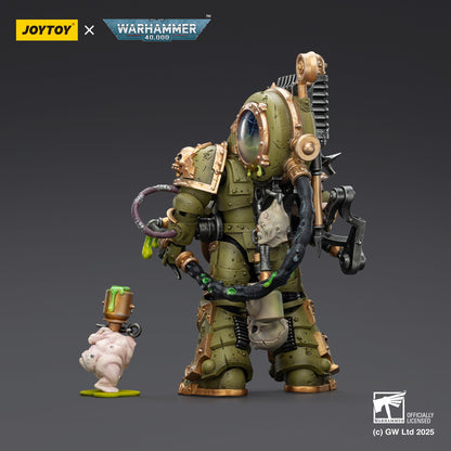 (Pre-Order) Warhammer 40K: Death Guard Foul Blightspawn with Plague Sprayer - 1/18 Scale Action Figure