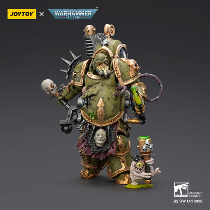 (Pre-Order) Warhammer 40K: Death Guard Foul Blightspawn with Plague Sprayer - 1/18 Scale Action Figure