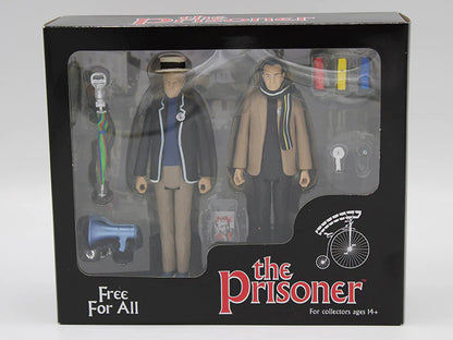 The Prisoner Free For All set of 2 Action Figures