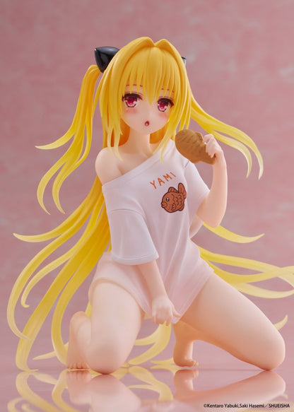 [Arriving Soon] To Love-Ru Darkness: Golden Darkness (Roomwear Ver.) - Desktop Cute Figure - Videguy Collectibles
