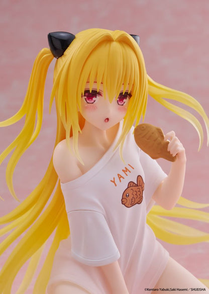 [Arriving Soon] To Love-Ru Darkness: Golden Darkness (Roomwear Ver.) - Desktop Cute Figure - Videguy Collectibles