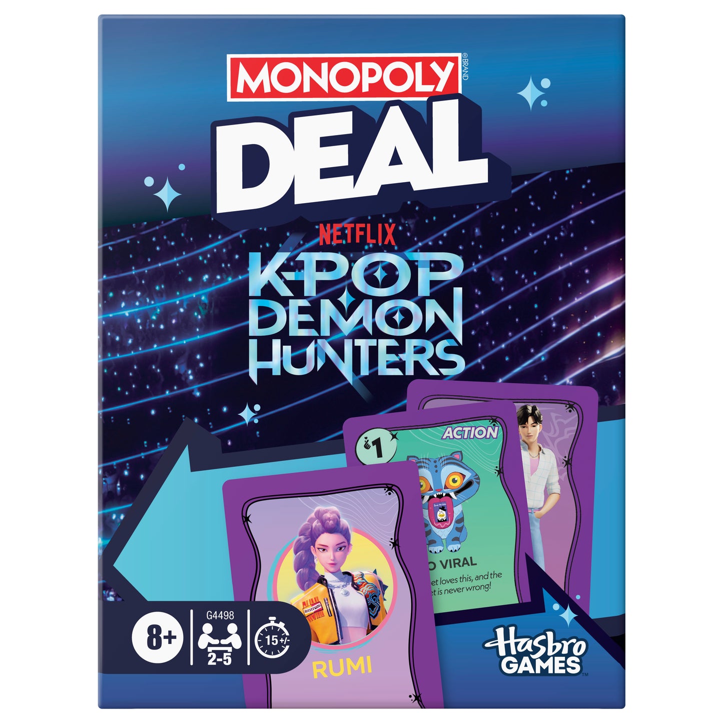 Monopoly Deal: K-Pop Demon Hunters Card Game