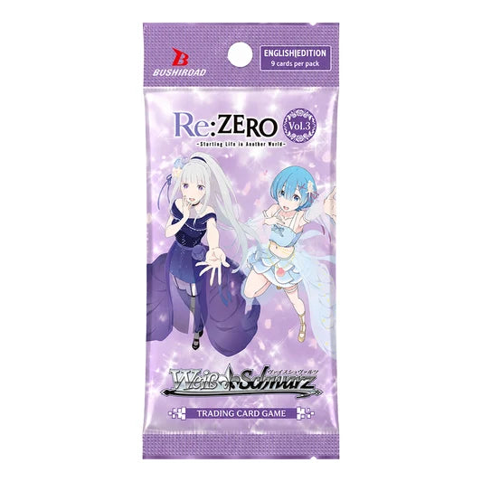 Weiss Schwarz: Re:ZERO - Starting Life in Another World - Vol. 3 - TCG Card Game