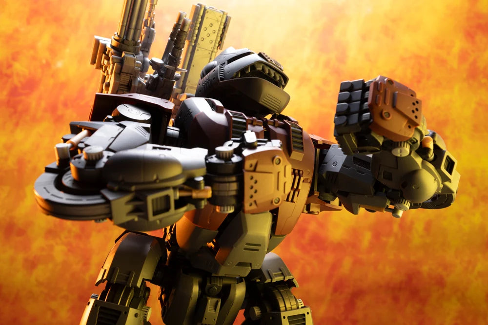 Iron Kong Schwarz Special 1999 (Recolor) - 1/72 Scale ZOIDS Model Kit
