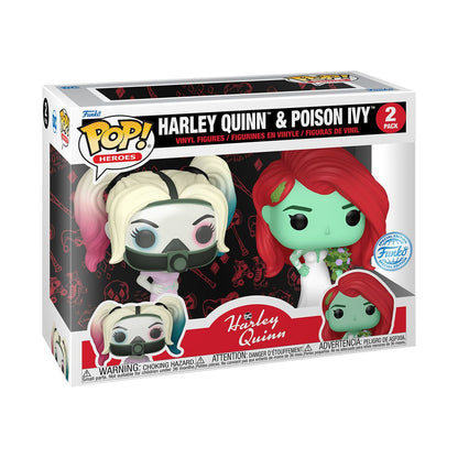 Funko POP! DC Heroes: Harley Quinn & Poison Ivy 2-Pack (Entertainment Earth Exclusive) (Funko Special Edition Sticker)