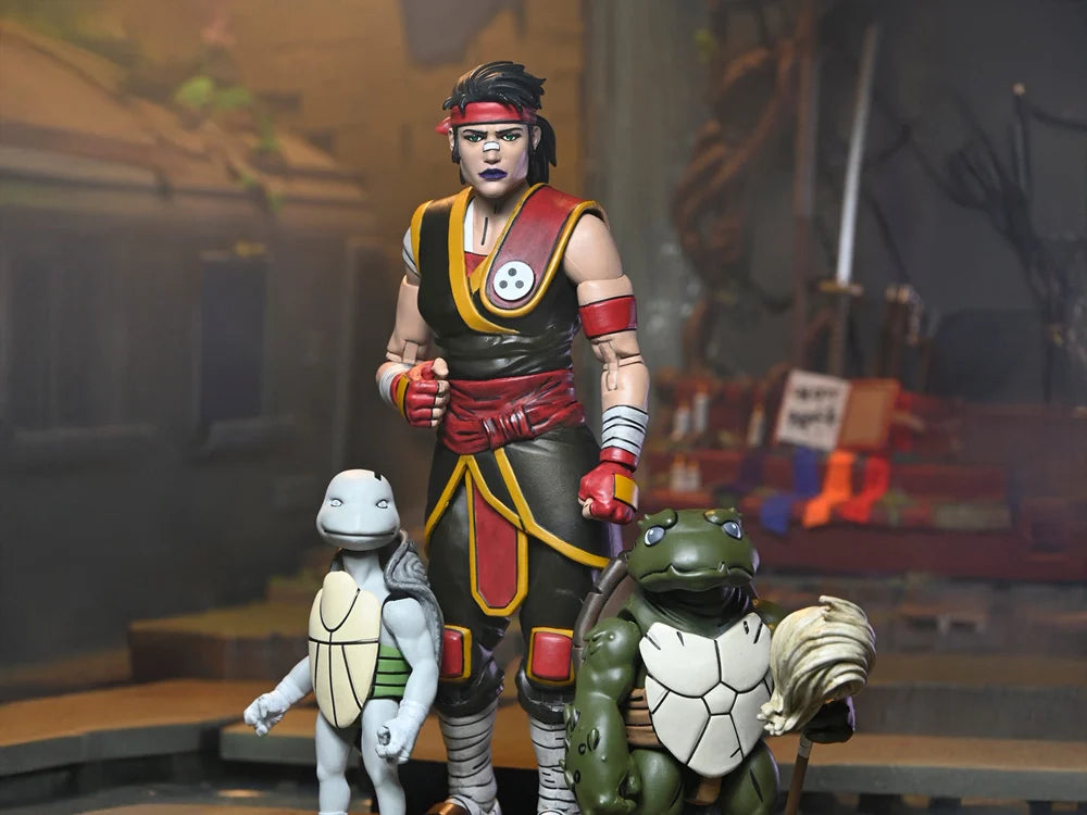 Teenage Mutant Ninja Turtles: The Last Ronin - The Lost Years - Casey Marie w/ Baby Odyn & Uno - 7 inch Scale Action Figure