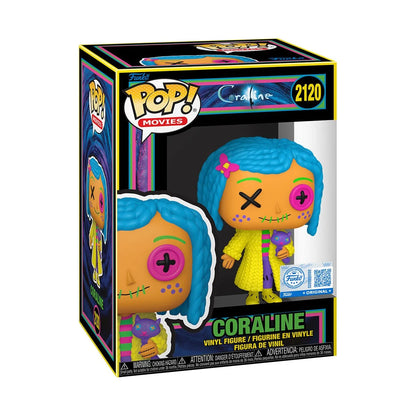 [Pre-Order] Funko POP! Movies: Coraline - Patchwork Coraline (Blacklight) #2120 (Entertainment Earth Exclusive)
