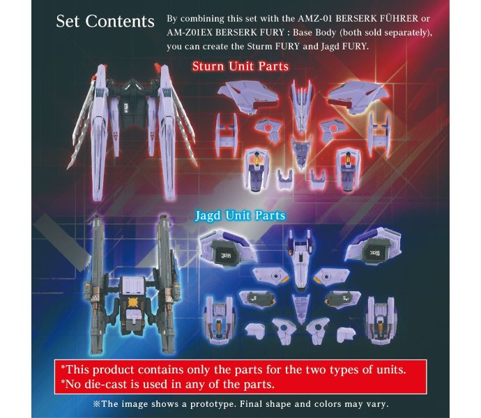 [Arriving Soon] Zoids: AM-Z01CP Berserk Fury Sturm and Jagd - Model Kit