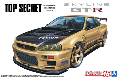Aoshima: 1/24 Top Secret - BNR34 Skyline GT-R '99 (Nissan) - Model Kit