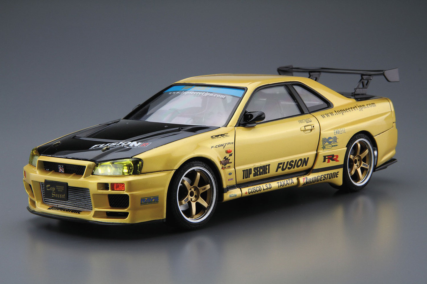 Aoshima: 1/24 Top Secret - BNR34 Skyline GT-R '99 (Nissan) - Model Kit