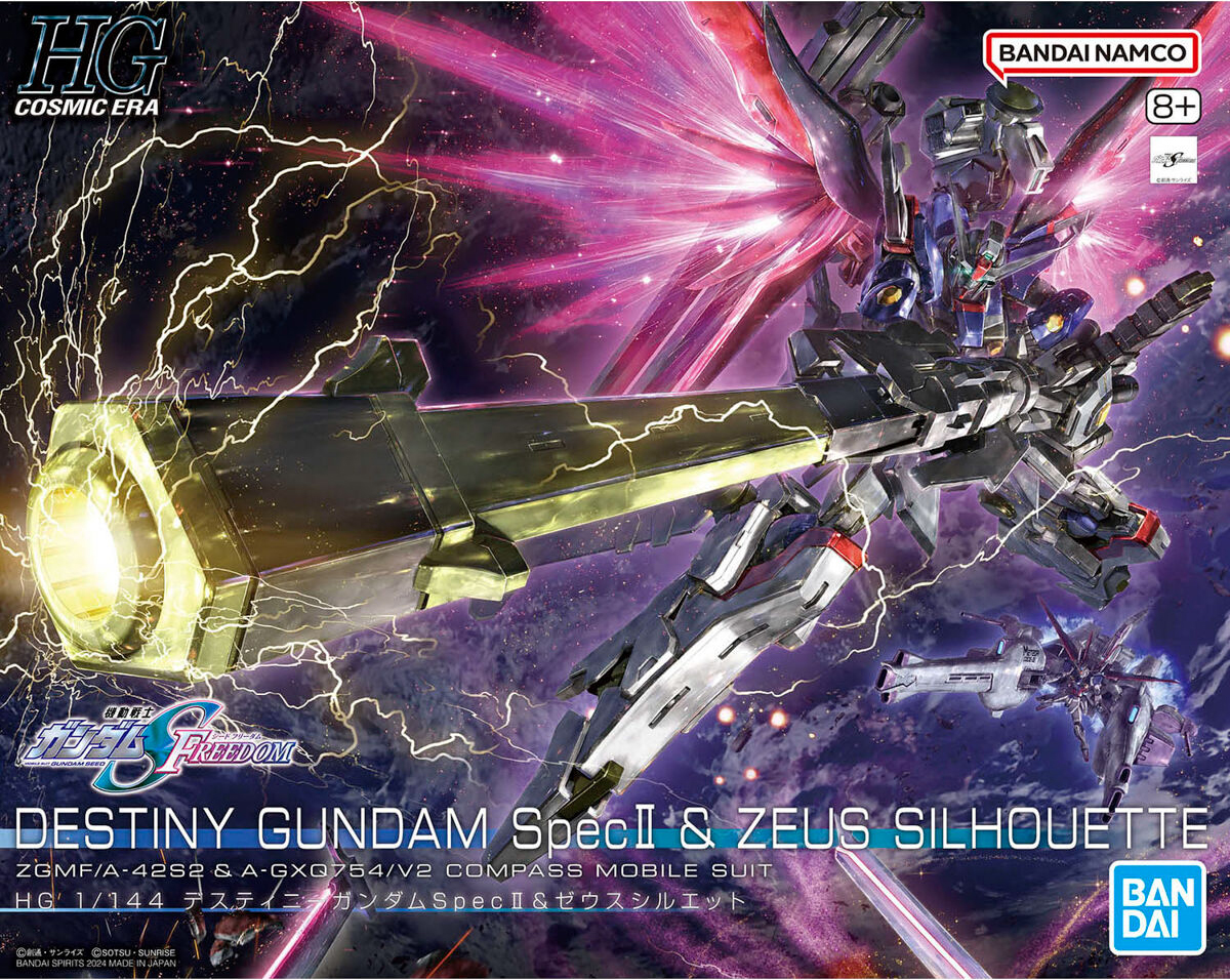 Mobile Suit Gundam Seed Freedom: Destiny Spec II & Zues Silhouette - HG 1/144 Model Kit