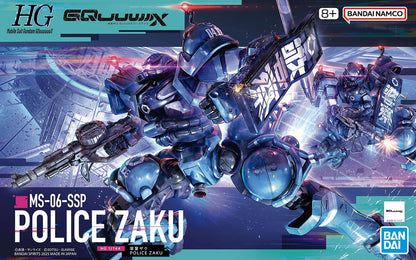 Mobile Suit Gundam GQuuuuuuX: #2 Police Zaku - HG 1/144 Scale Model Kit - Videguy Collectibles