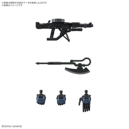 Mobile Suit Gundam GQuuuuuuX: #2 Police Zaku - HG 1/144 Scale Model Kit - Videguy Collectibles