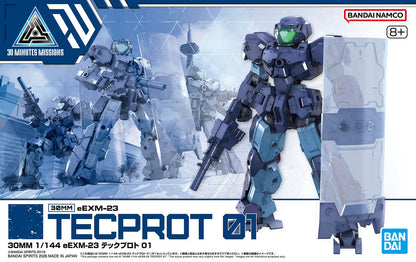30 Minutes Missions: eEXM-23 TECPROT 01 - 30MM 1/144 Scale Model Kit - Videguy Collectibles