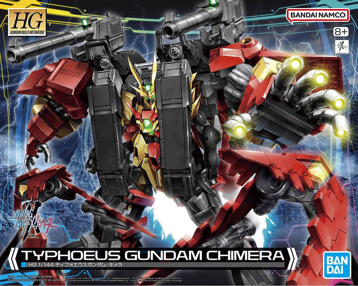 Bandai Hobby: Typhoeus Gundam Chimera - Gundam Build Metaverse Large Unit - 1/144 HG Model Kit