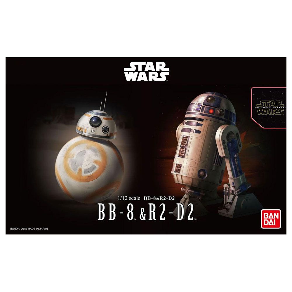 Star Wars: BB-8 & R2-D2 - 1/12 Scale Model Kit