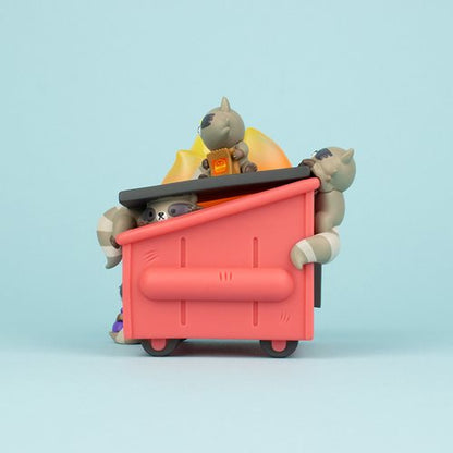 100% Soft: Trash Panda Dumpster Fire - Vinyl Figure - Videguy Collectibles