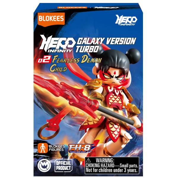 Hero Infinity: Galaxy Version Turbo Vol. 2 - Fearless Demon Child - Blokees Blind Box