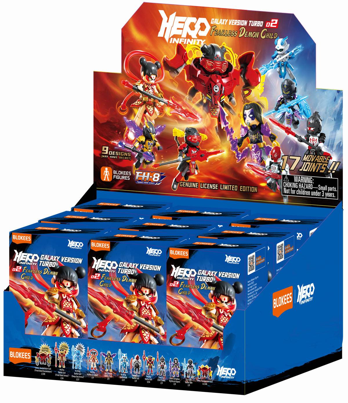 Hero Infinity: Galaxy Version Turbo Vol. 2 - Fearless Demon Child - Blokees Blind Box