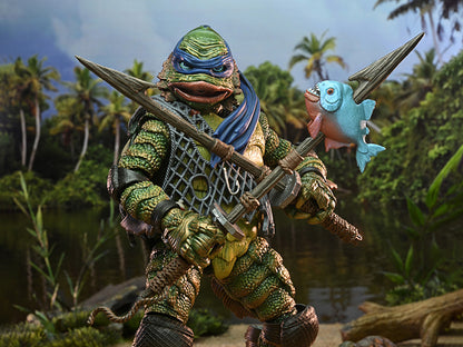 NECA: Universal Monsters x Teenage Mutant Ninja Turtles - Ultimate Leonardo as The Creature from the Black Lagoon