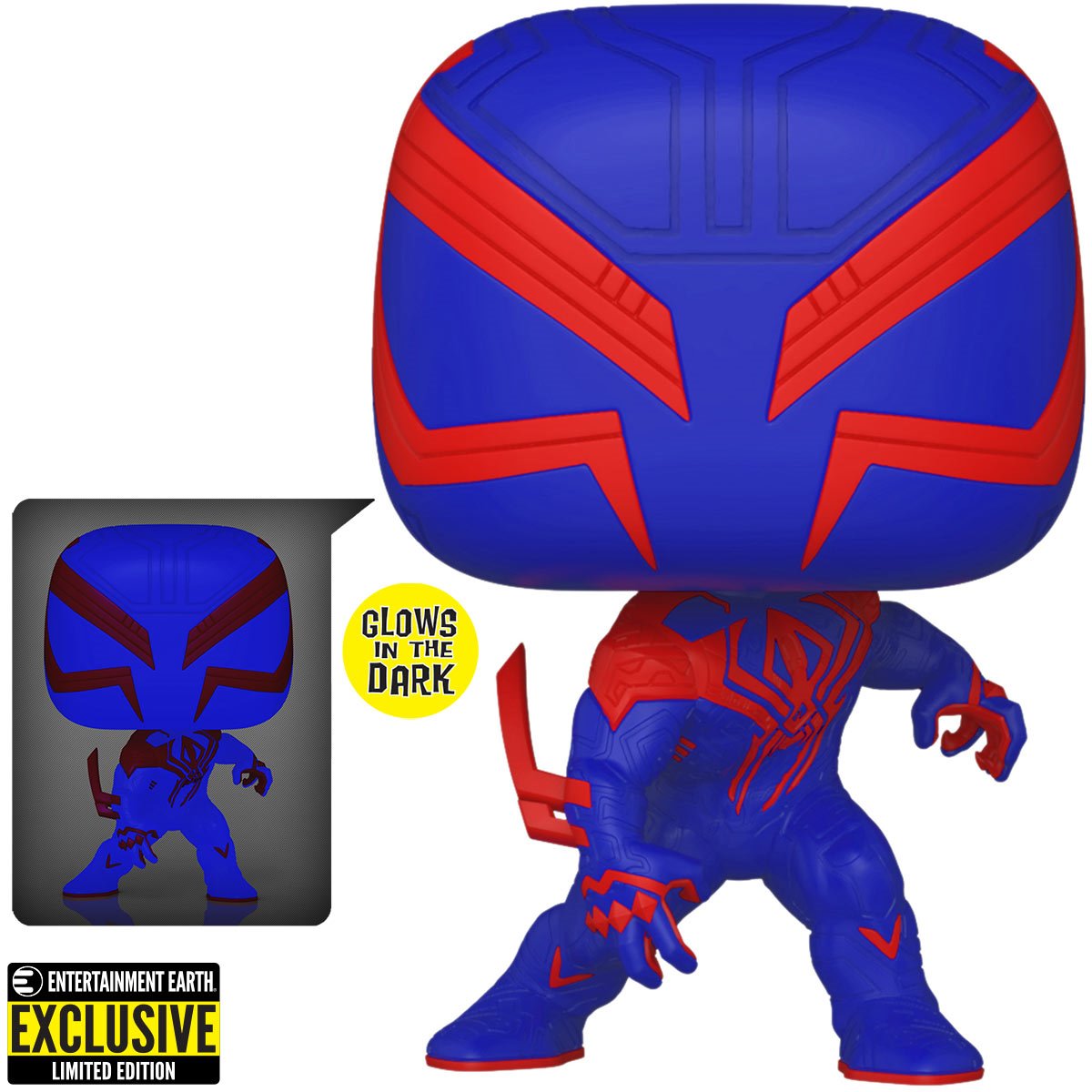 Funko Marvel Pop!: Spider-Man: Across the Spider-Verse - Spider-Man 2099 - GITD #1267 EE Exclusive
