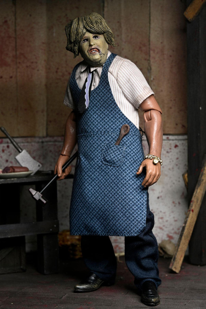 Texas Chainsaw Massacre: Leatherface with Old Lady Mask - 8 Inch Figure