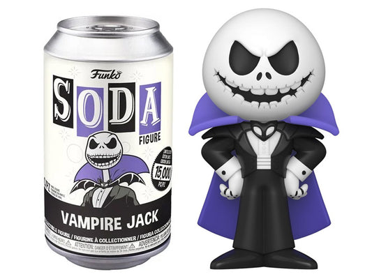 Funko Vinyl SODA: The Nightmare Before Christmas - Vampire Jack with Chase (Sealed Case of 6)