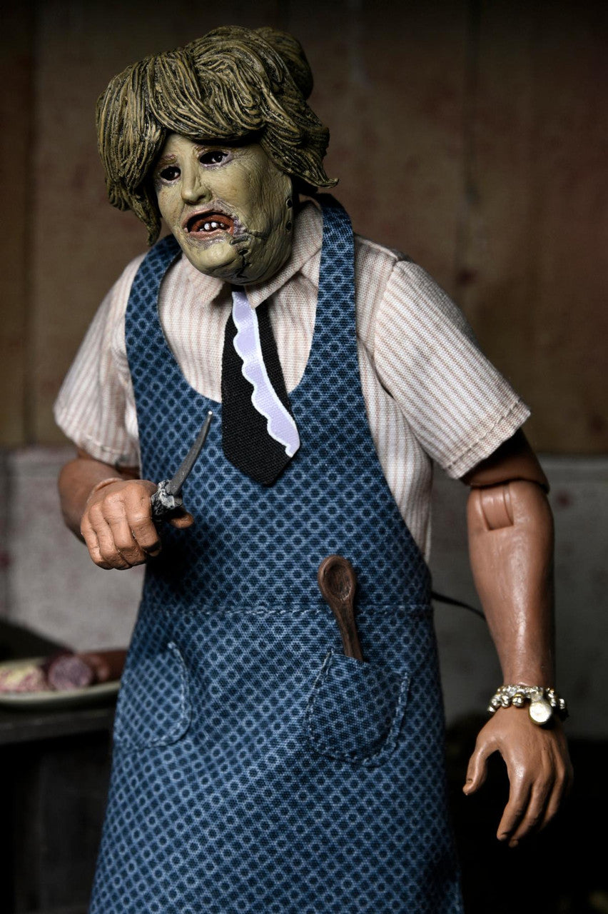 Texas Chainsaw Massacre: Leatherface with Old Lady Mask - 8 Inch Figure