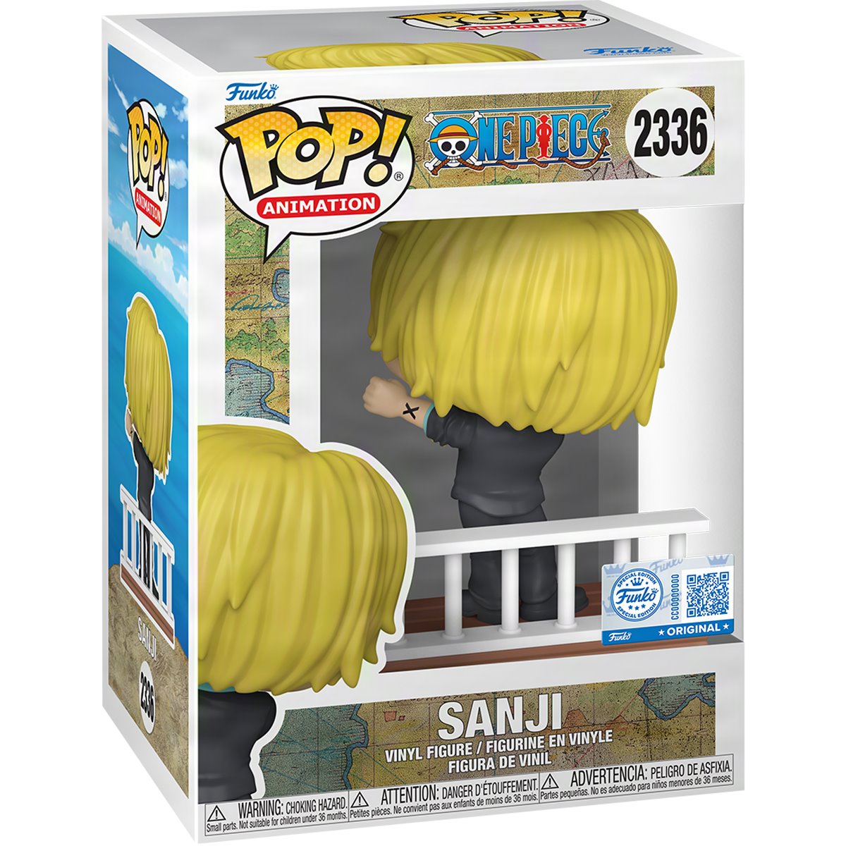 [Arriving Soon] Funko POP! Anime: One Piece - Sanji (Straw Hat Pirates) #2336 (Entertainment Earth Exclusive)