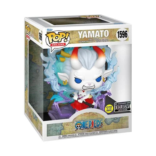 Funko Anime Pop!: One Piece  - Yamato Glow-in-the-Dark Deluxe Vinyl Figure #1596 (Entertainment Earth Exclusive)