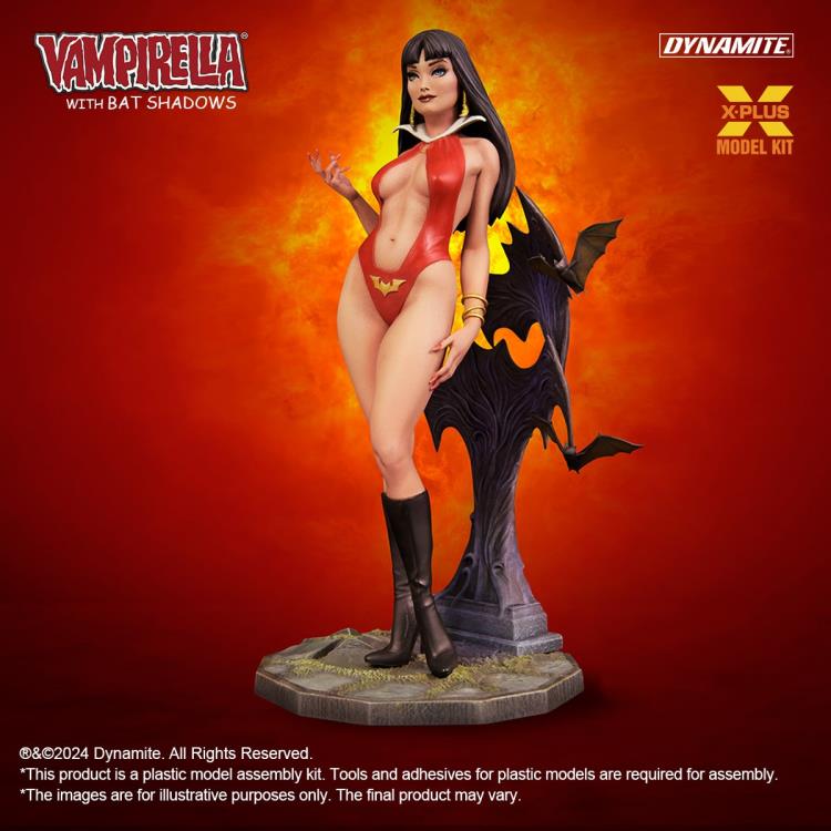 Vampirella with Bat Shadows 1/8 Scale Plastic Model Kit