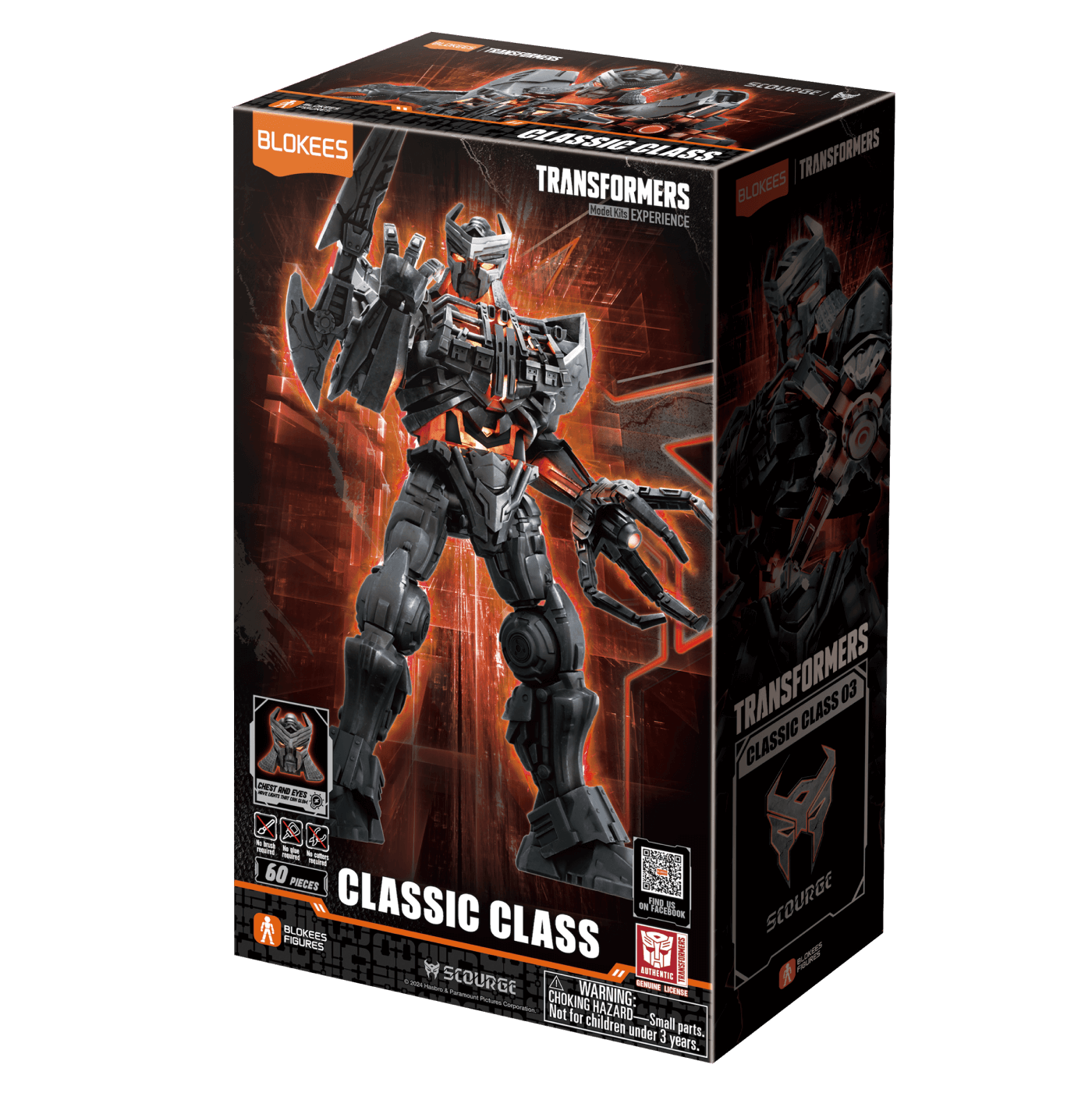 Transformers Classic Class 03: Scourge 03 - Blokees Model Kit