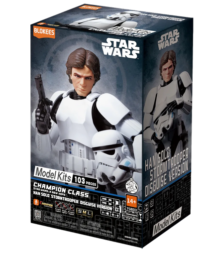 Star Wars: A New Hope - Champion Class - Han Solo Stormtrooper Disguise - Blokees Model Kit
