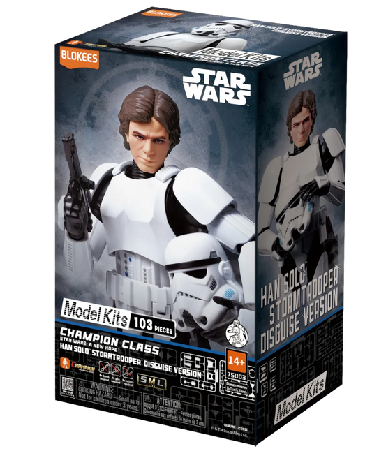Star Wars: A New Hope - Champion Class - Han Solo Stormtrooper Disguise - Blokees Model Kit