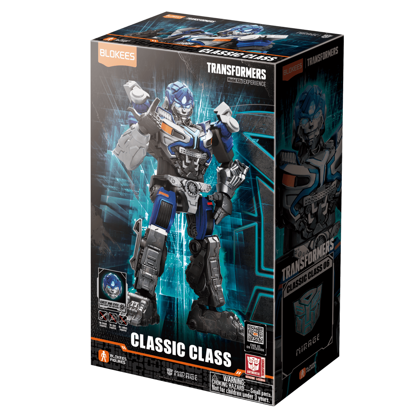 Transformers Classic Class: Mirage 06 - Blokees Model Kit