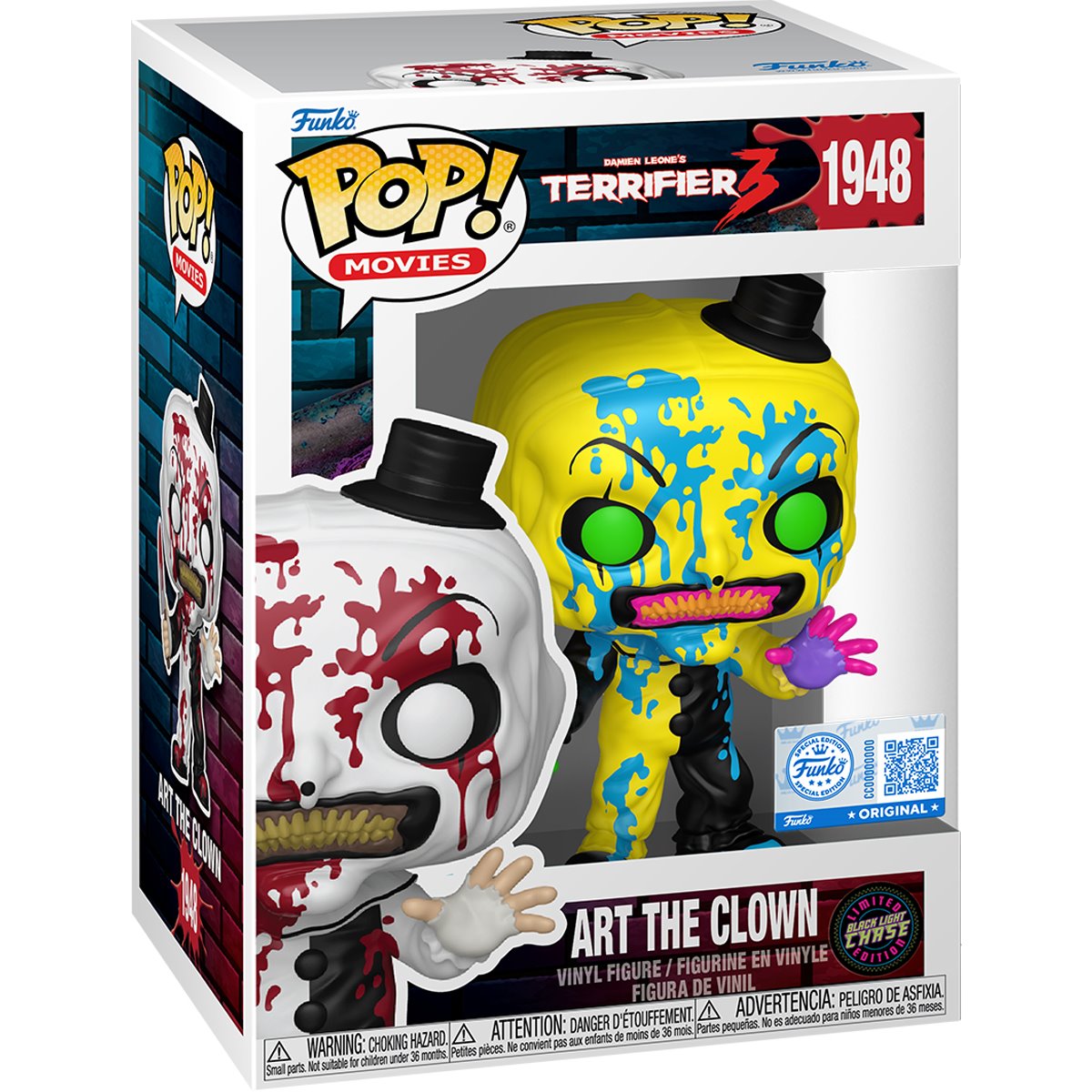 Funko POP! Movies: Terrifier 3 - Art the Clown Bloody (Entertainment Earth Exclusive)