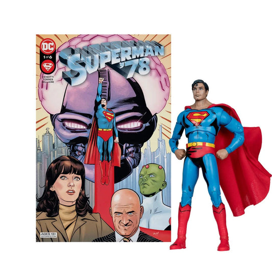 [Pre-Order] DC Direct: Superman '78 w/ Comic Wave 7 - 7 inch Action Figure