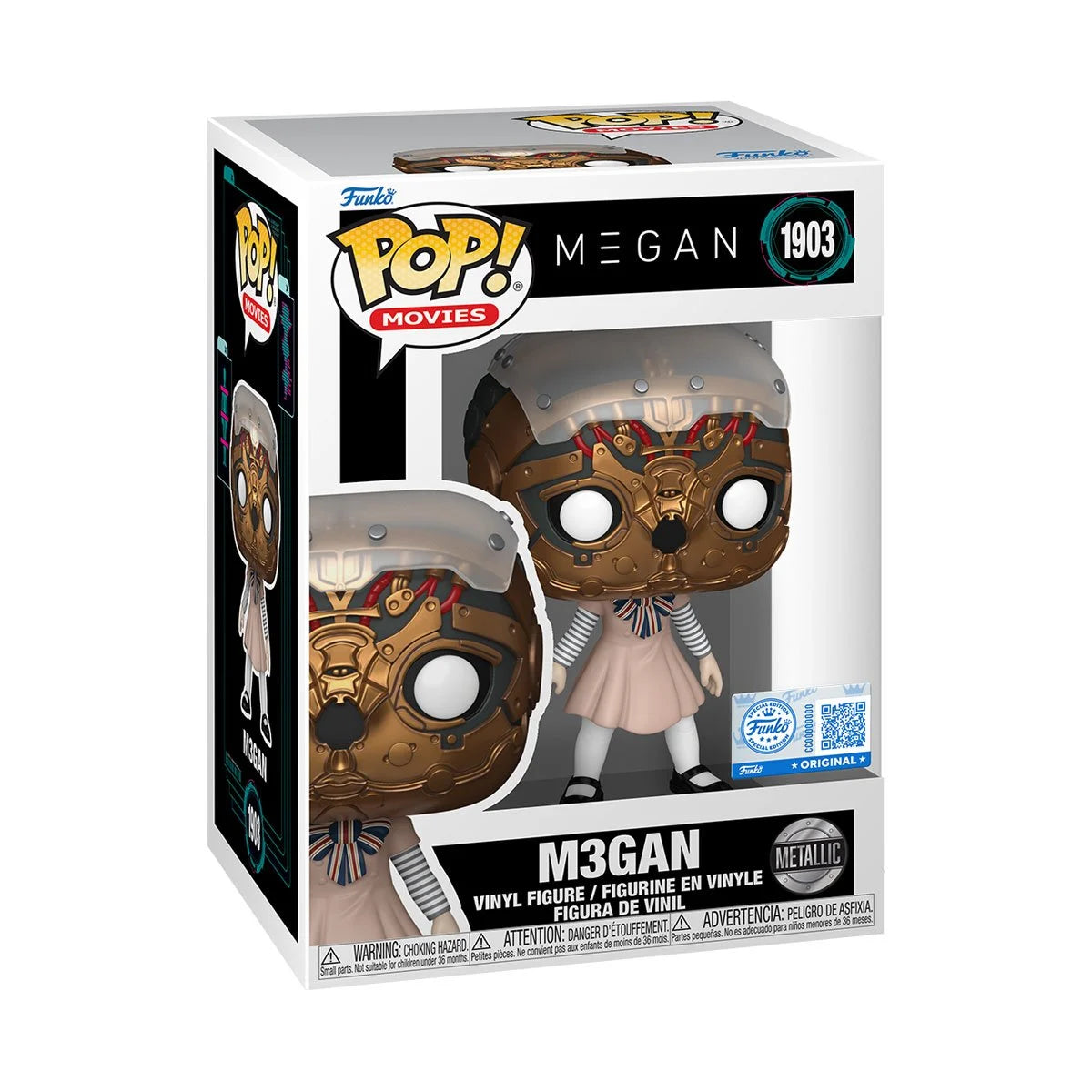 Funko POP! Movies: M3GAN - Megan #1903 (Entertainment Earth Exclusive)