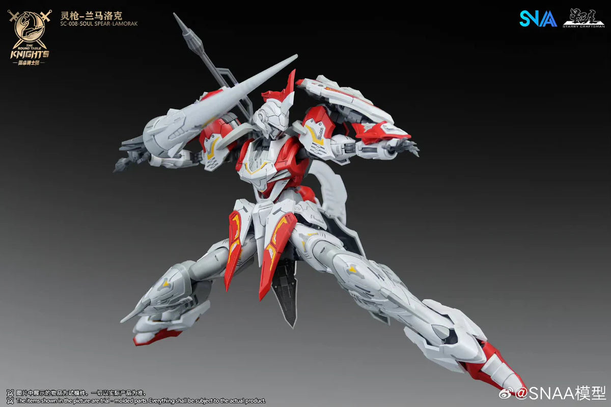[Pre-Order] The Round Table Knights Soul Spear Lamorak SC-008 - 1/144 Scale Model Kit