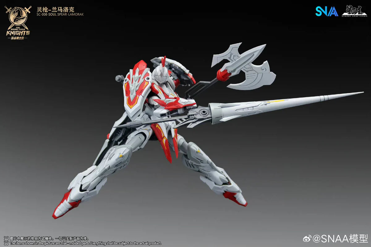 [Pre-Order] The Round Table Knights Soul Spear Lamorak SC-008 - 1/144 Scale Model Kit