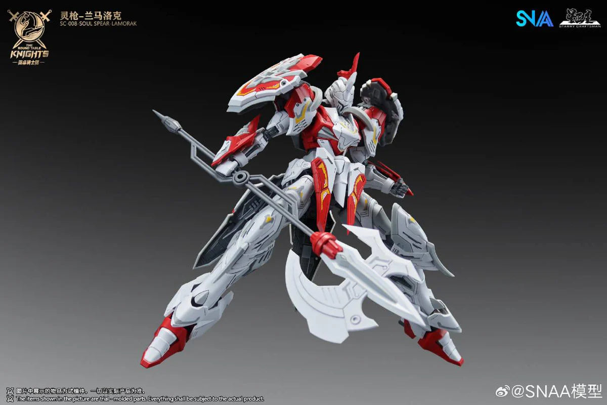 [Pre-Order] The Round Table Knights Soul Spear Lamorak SC-008 - 1/144 Scale Model Kit