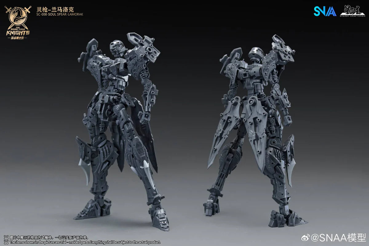 [Pre-Order] The Round Table Knights Soul Spear Lamorak SC-008 - 1/144 Scale Model Kit