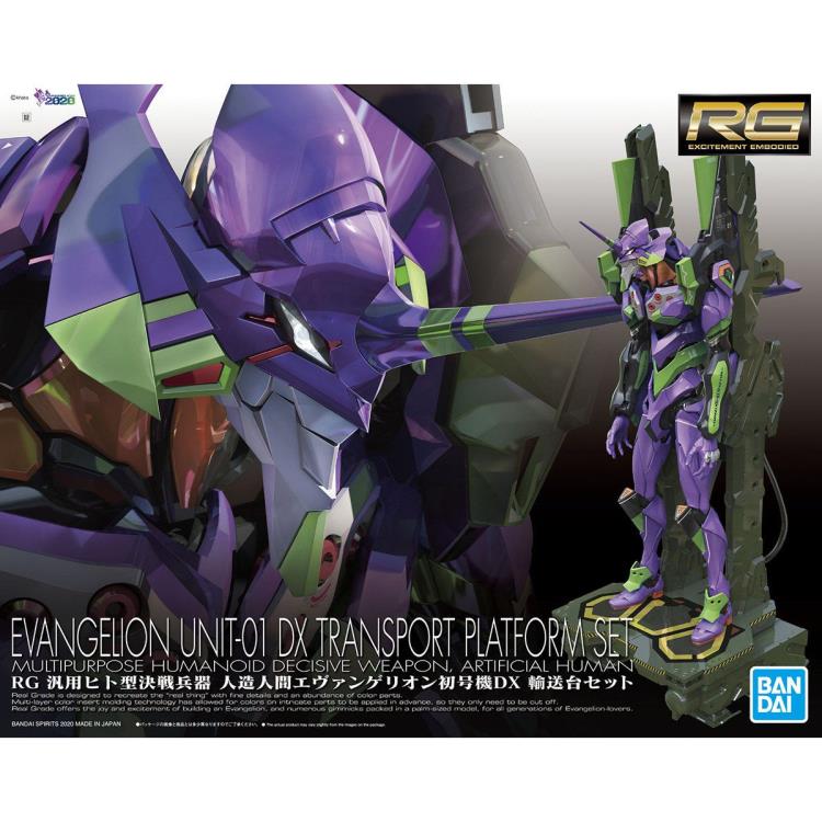 Bandai Hobby - Evangelion - EVA Unit-01 DX Transport Platform Set - RG Scale Model Kit