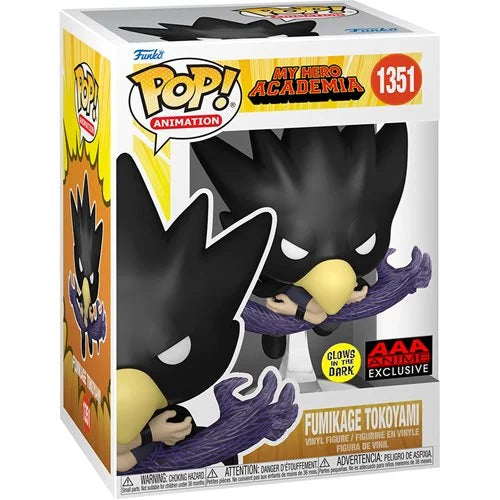 Funko POP! Animation: Fumikage Tokoyami #1351 (Glows in the Dark) (AAA Exclusive)