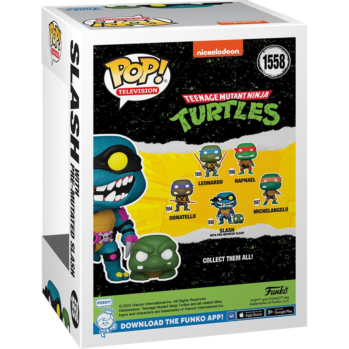 [Pre-Order] Funko Television Pop!: Teenage Mutant Ninja Turtles - Slash w/ Pre-Mutated Slash #1558