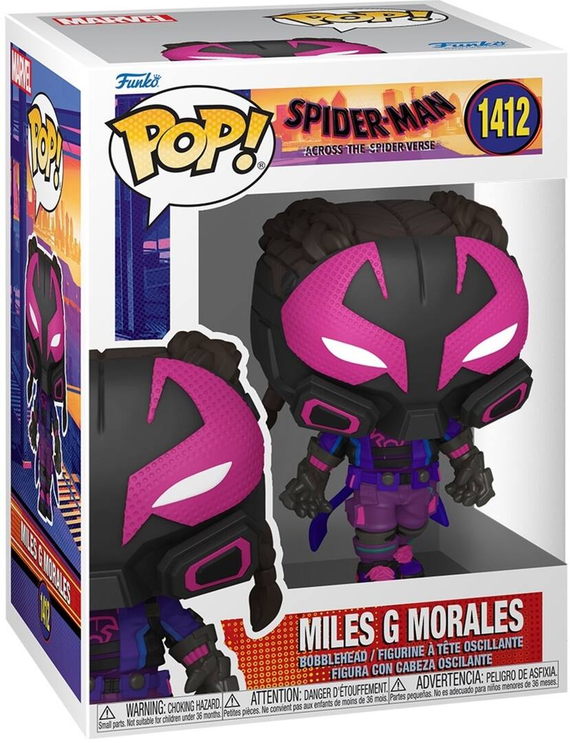 Funko POP! Marvel: Spider-Man Across the Spider-Verse - Miles G Morales #1412